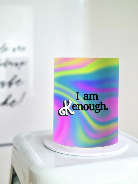 Ken tie dye cake wrap