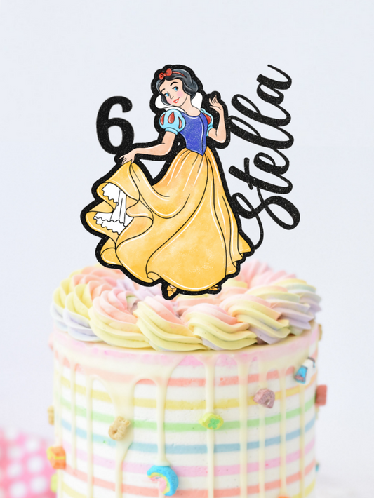 Snow white disney custom cake topper