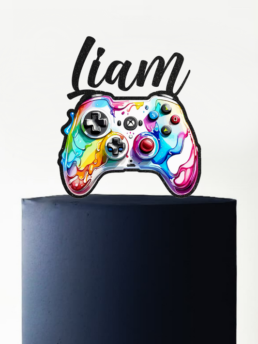 Controller console custom cake topper