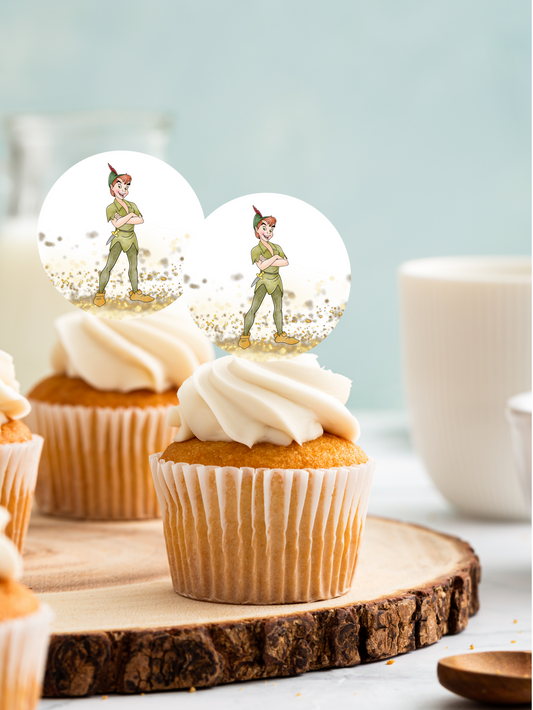 Peter pan cupcake toppers picks