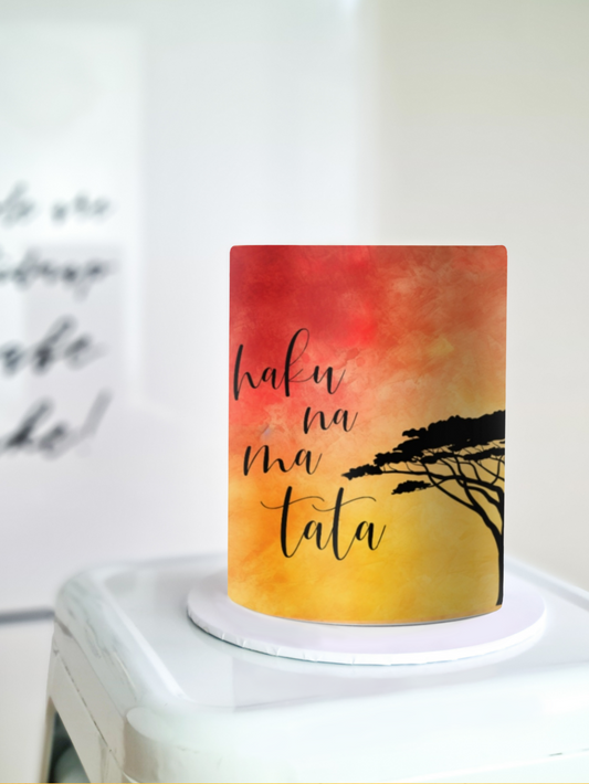 The Lion King Edible cake wrap