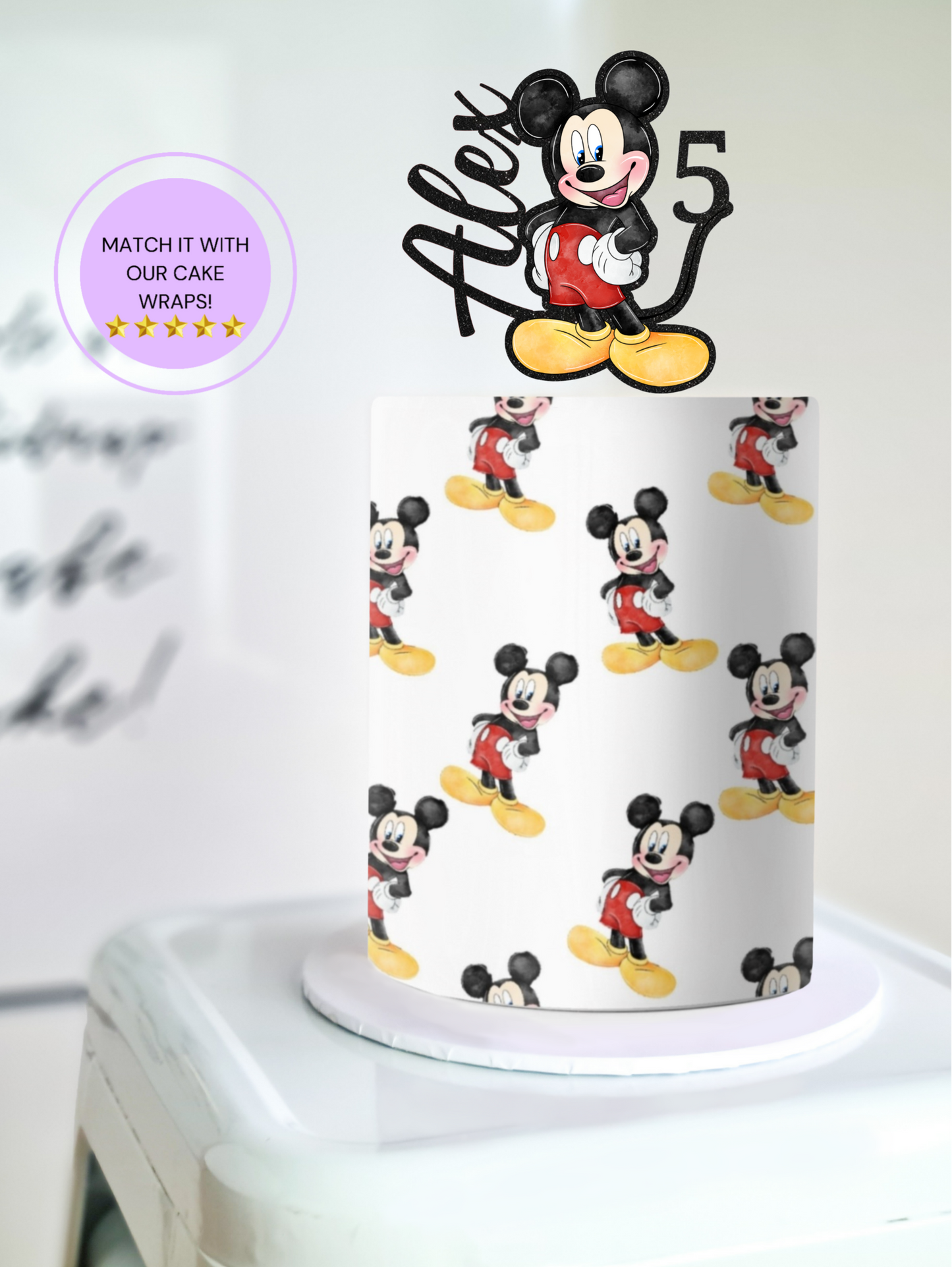 Mickey mouse cake kit diy