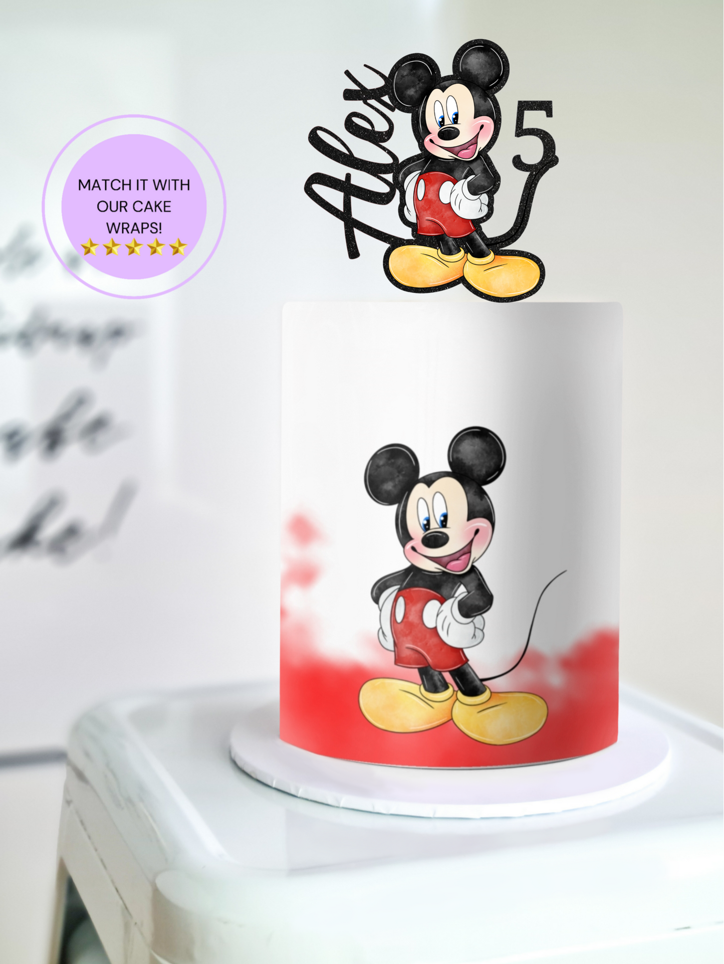Mickey mouse cake kit diy