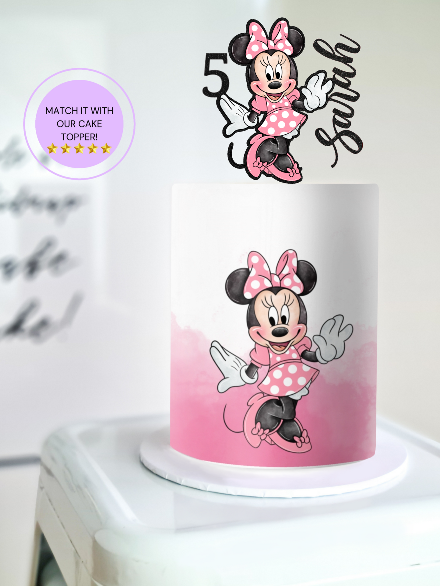 Minnie mouse cake kit diy