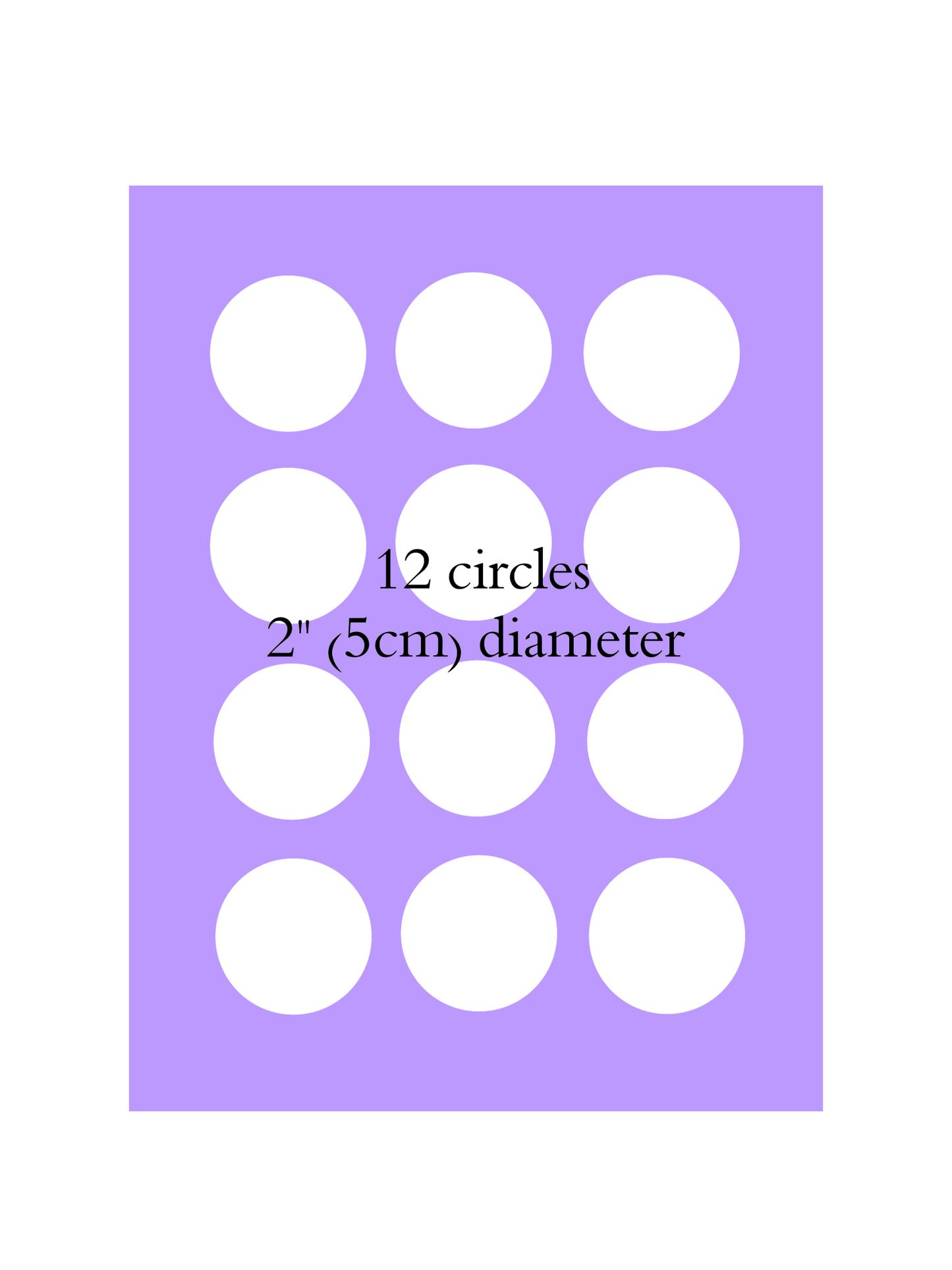 Mother's Day Edible Images - Cupcake / Cookie Round Icing Toppers - Precut
