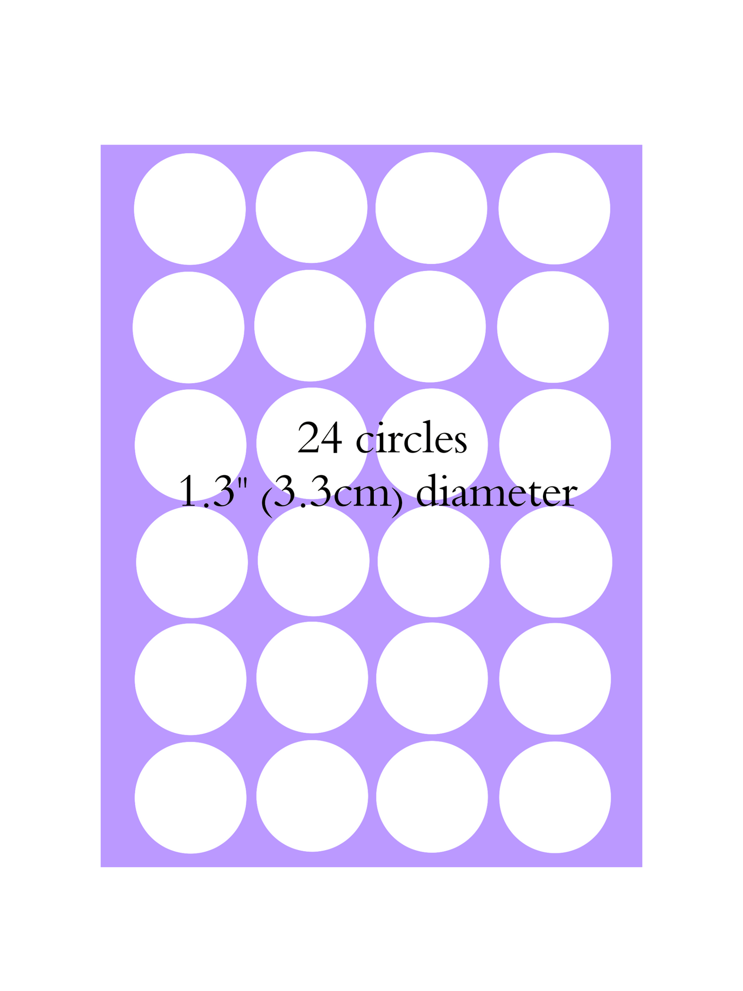 Mother's Day Edible Images - Cupcake / Cookie Round Icing Toppers - Precut