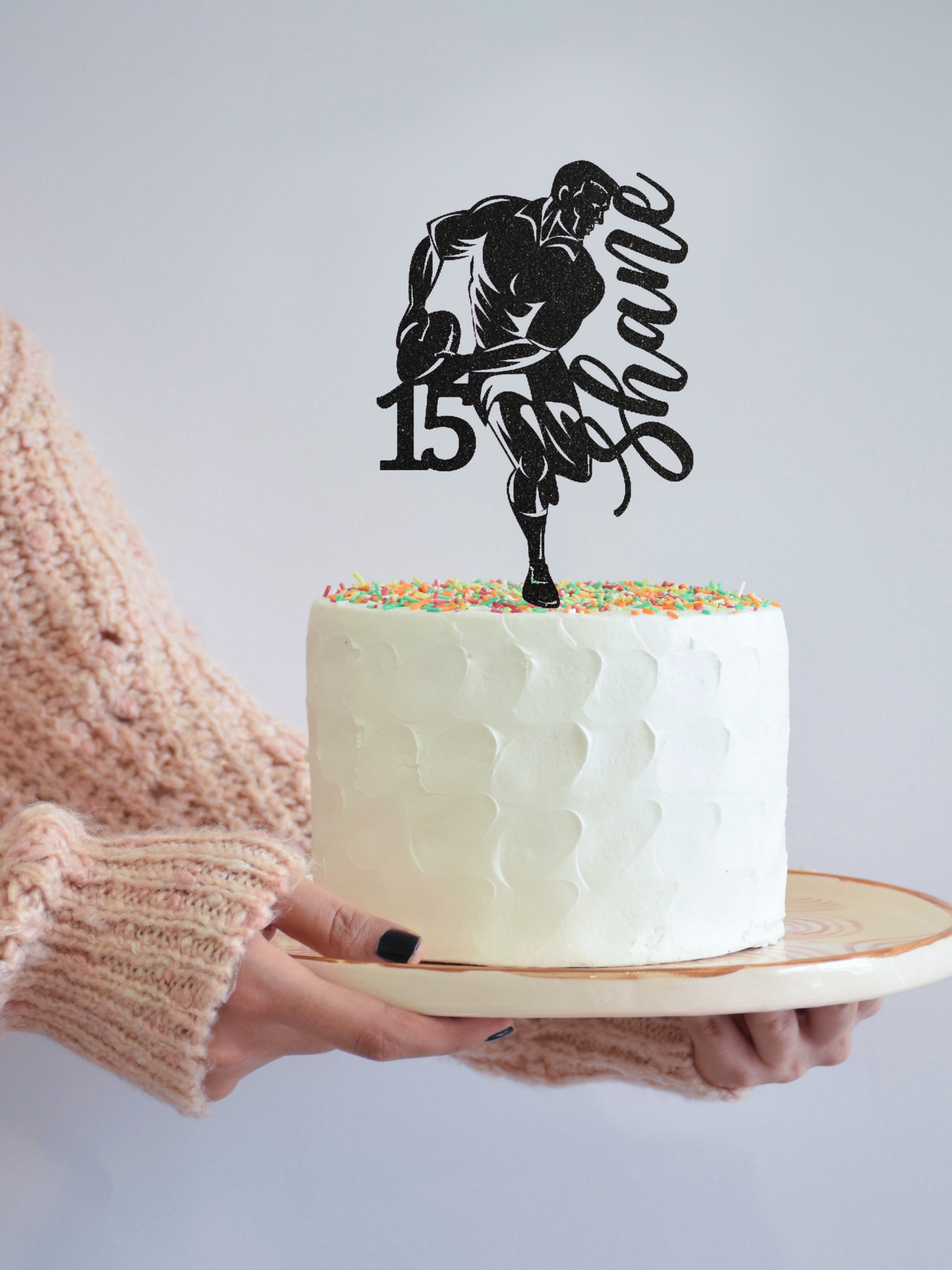Rugby nrl cake topper