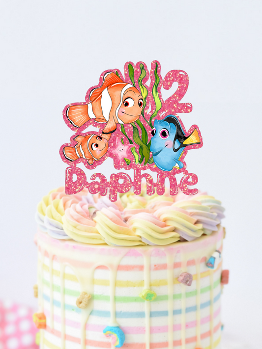 Finding Nemo and Dory Cake topper