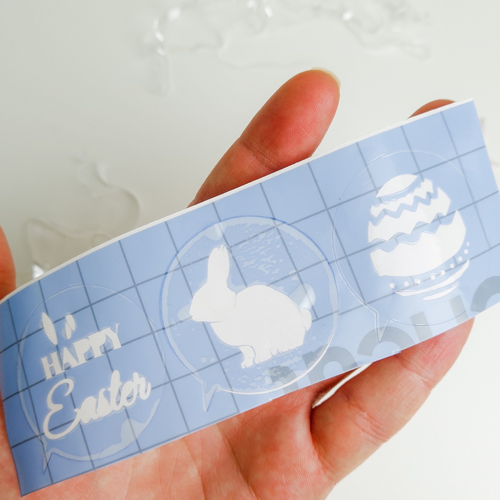 Easter macaron stencil