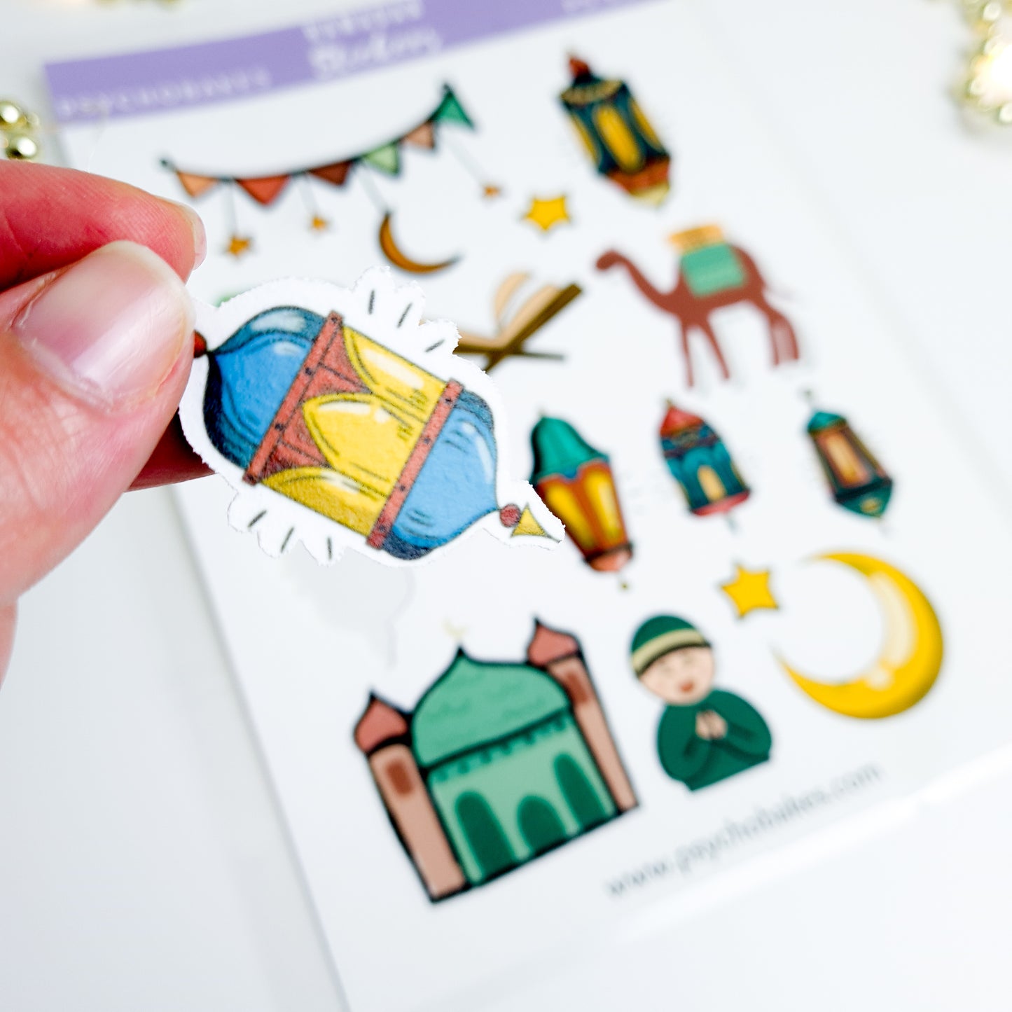 Ramadan Edible Stickers - Precut Edible Images