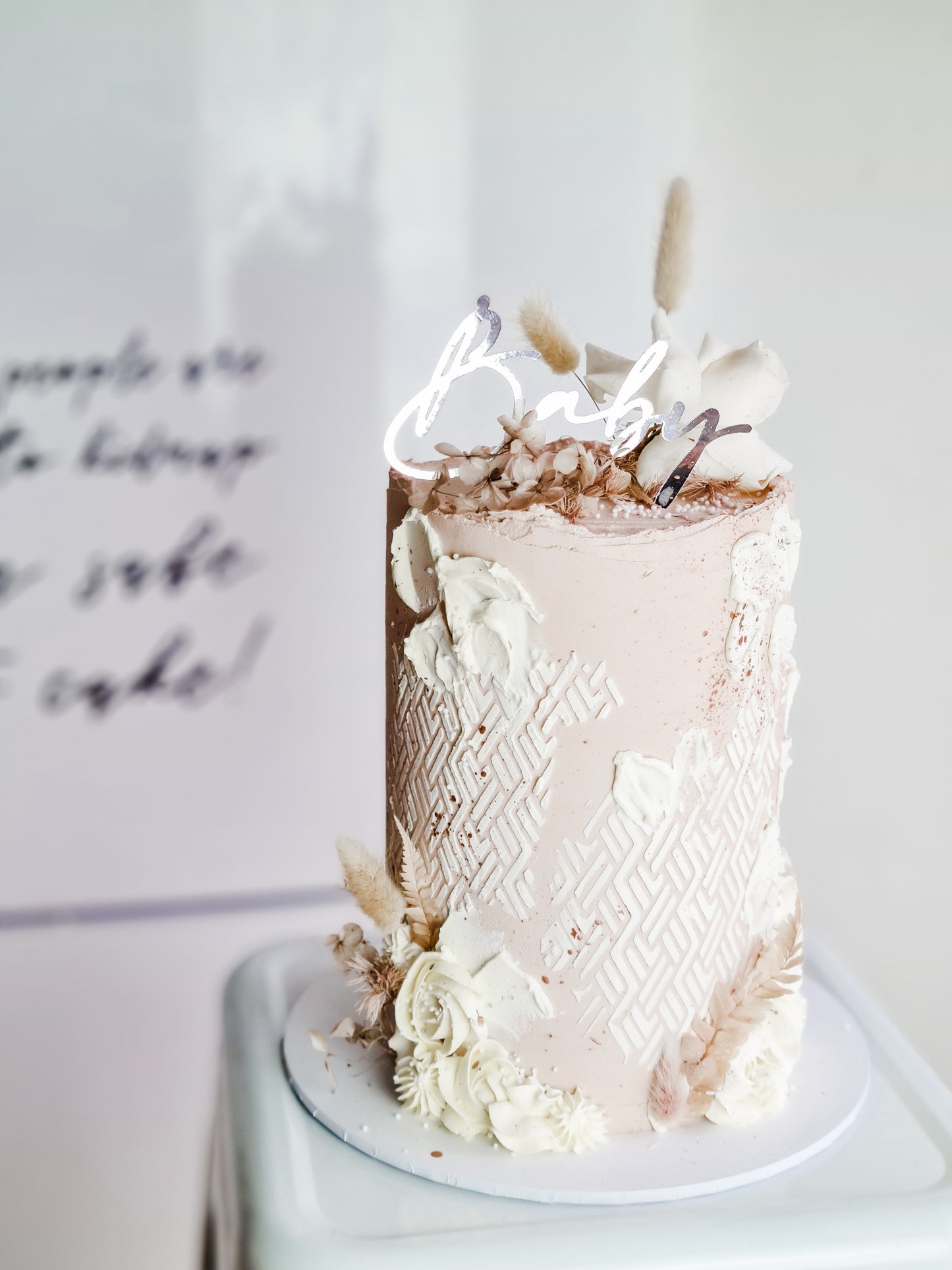 Cake stencil pattern