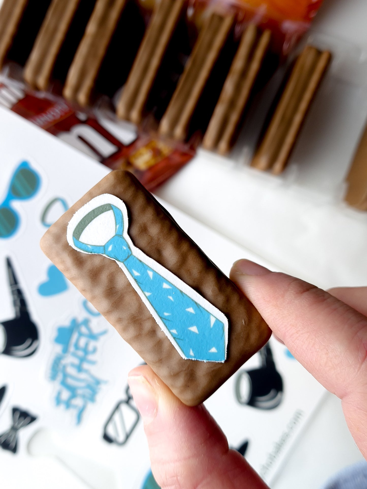 Father's Day Edible Stickers - Dad Gift Ideas