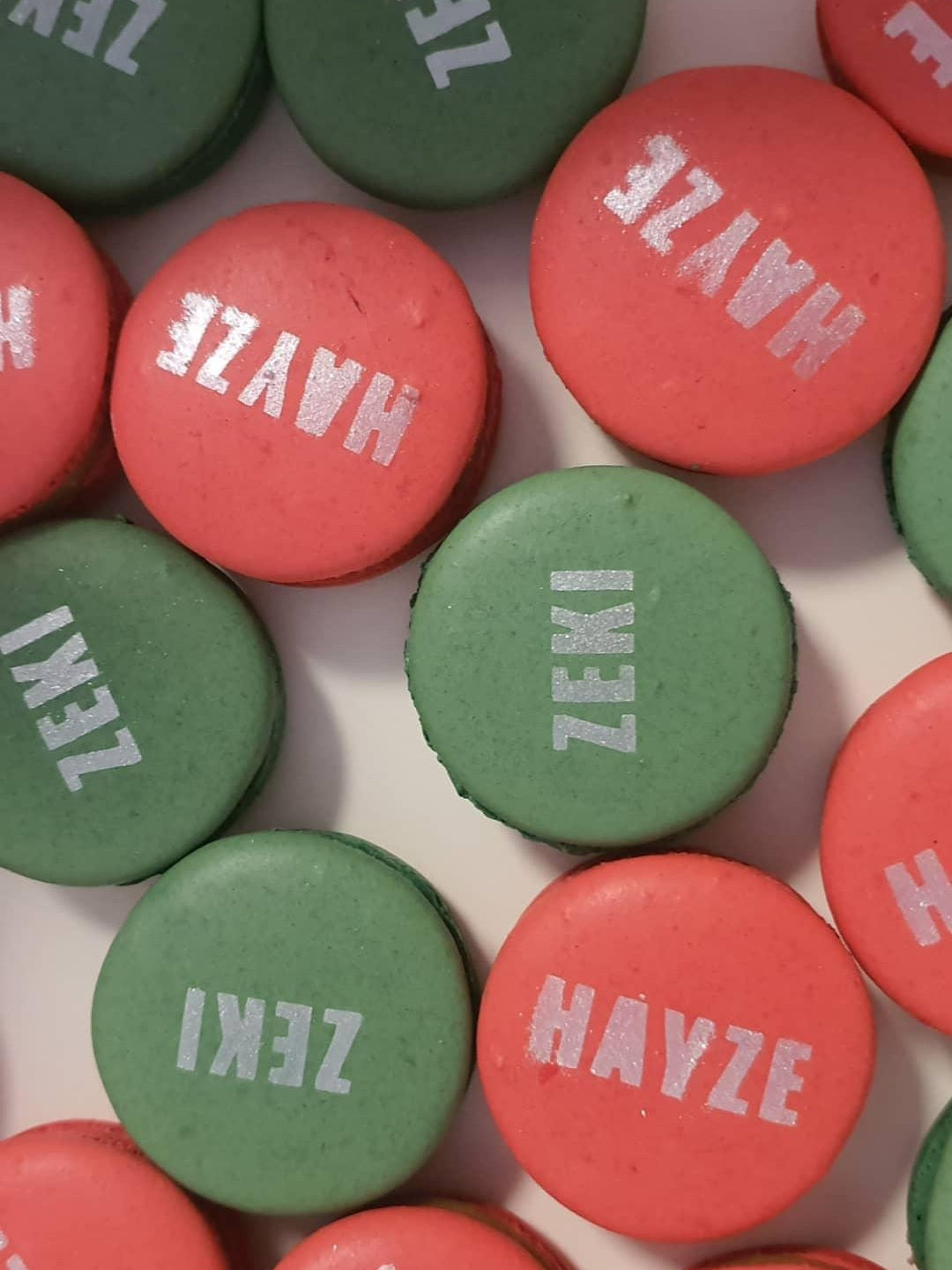 Personalized Macaron Stencils (set of 3) - Custom Stencil Vinyl