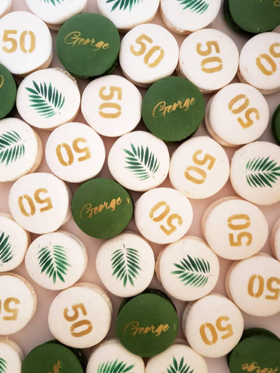 Personalized Macaron Stencils (set of 3) - Custom Stencil Vinyl