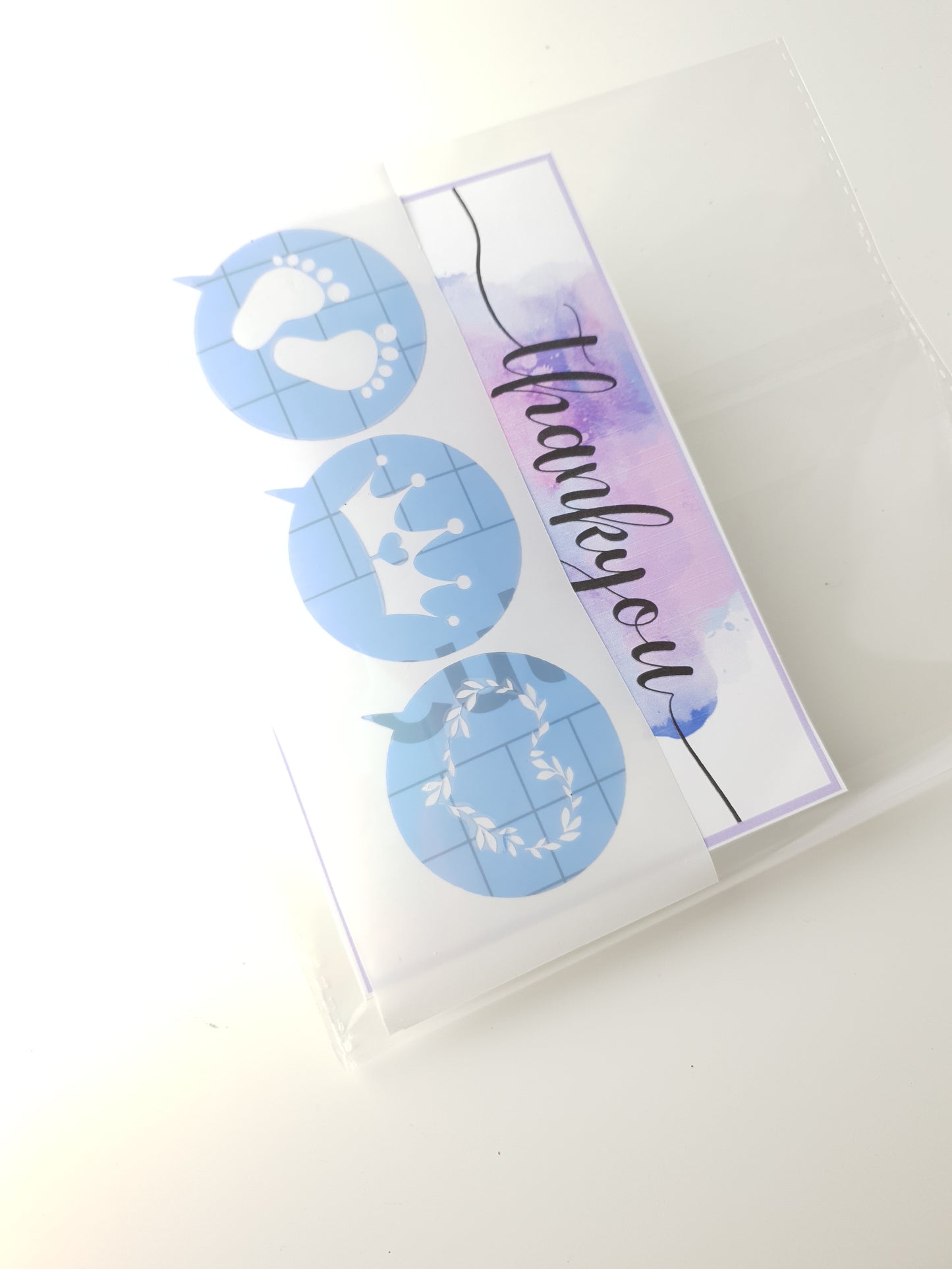 Personalized Macaron Stencils (set of 3) - Custom Stencil Vinyl