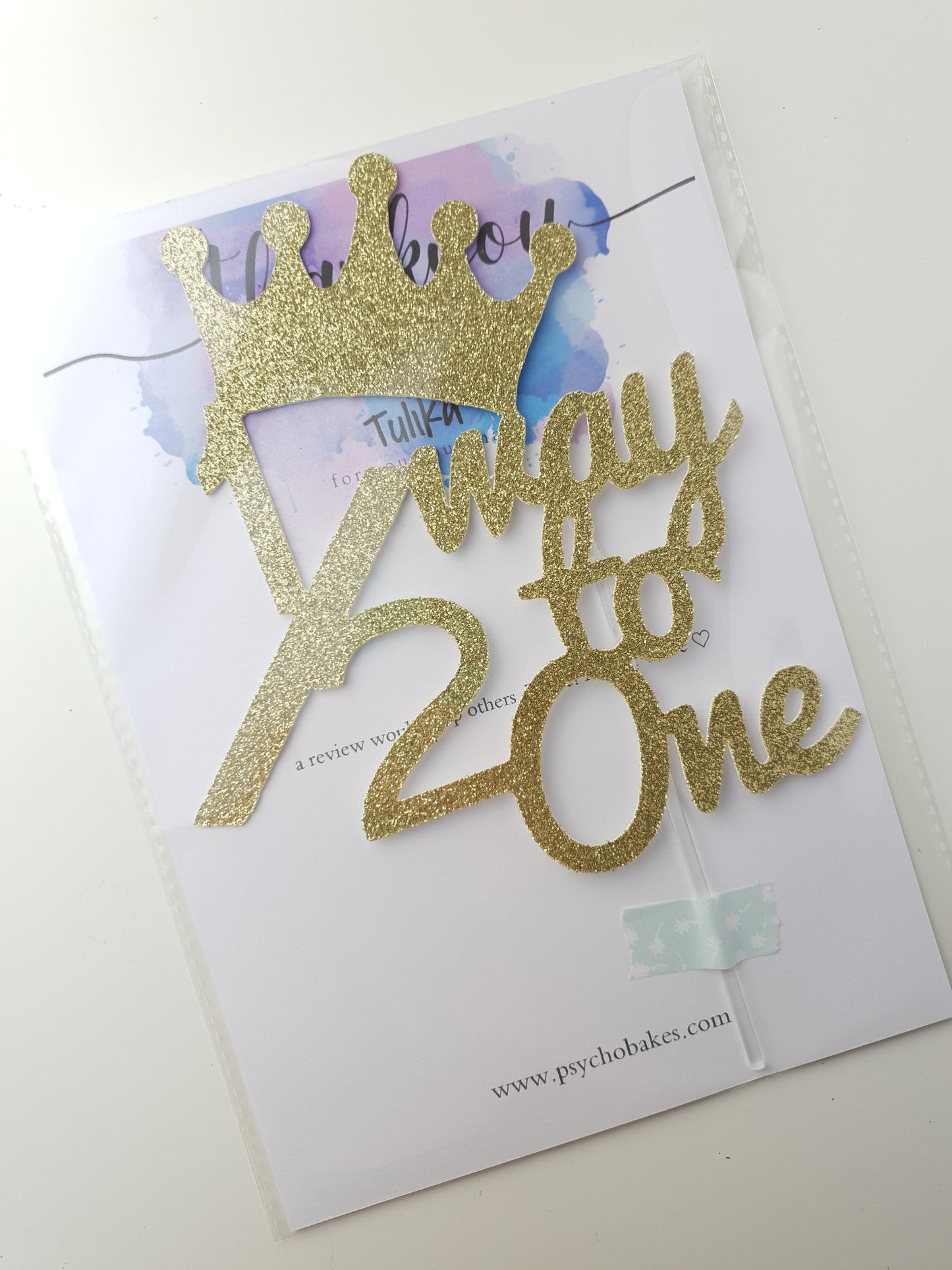 Cake Topper - 6 Months Baby - Half Way to One