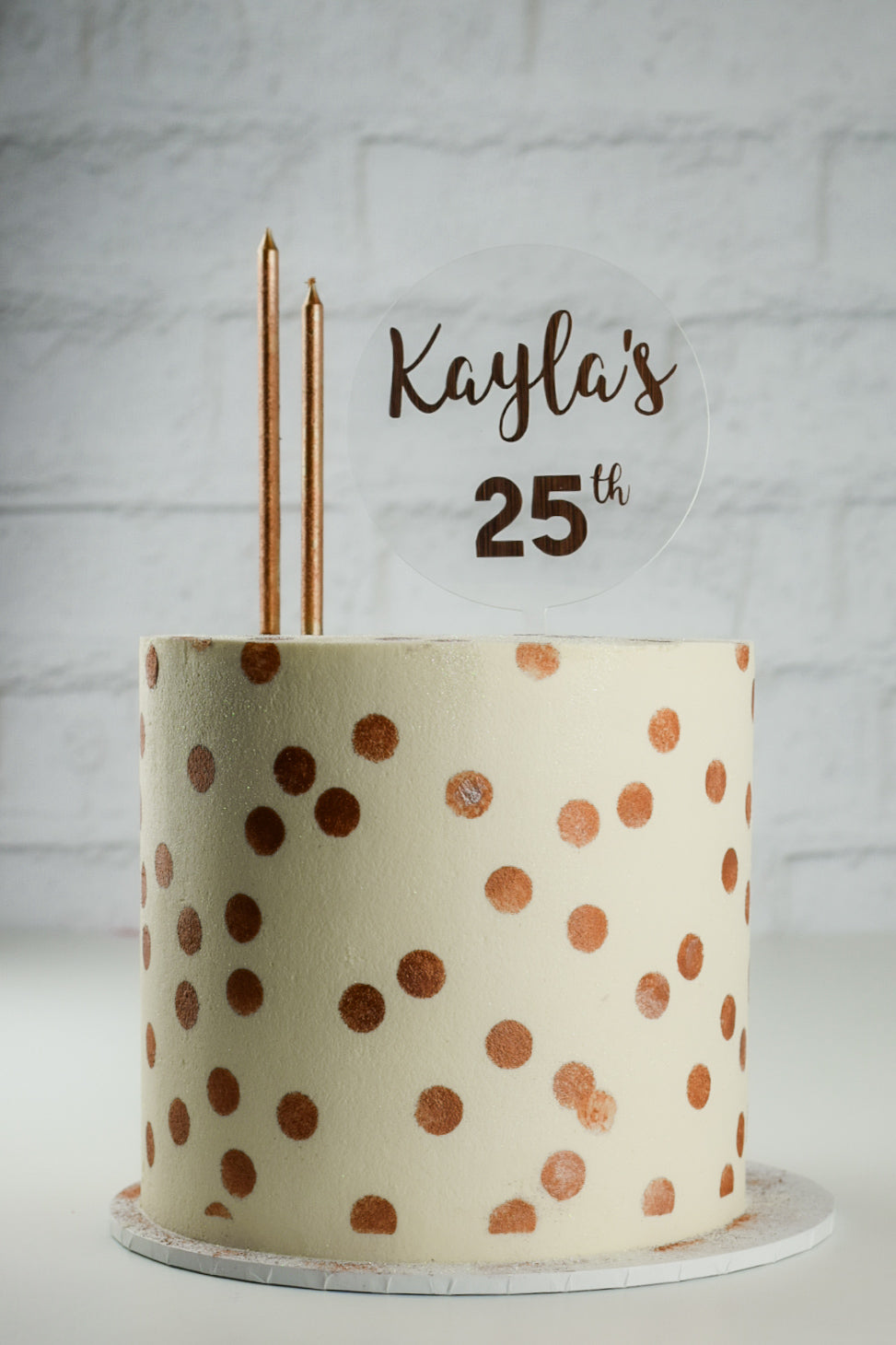 Confetti Stencil - Polka Dots Stencil - A4 Cake Stencil