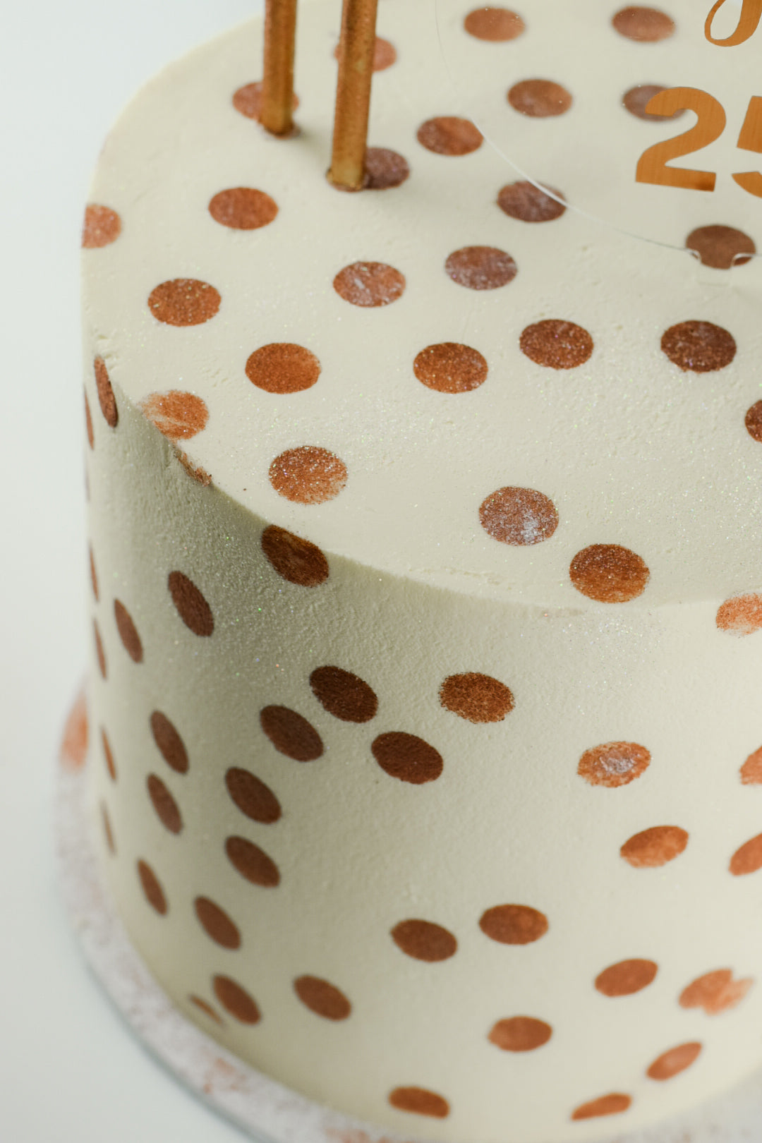 Confetti Stencil - Polka Dots Stencil - A4 Cake Stencil