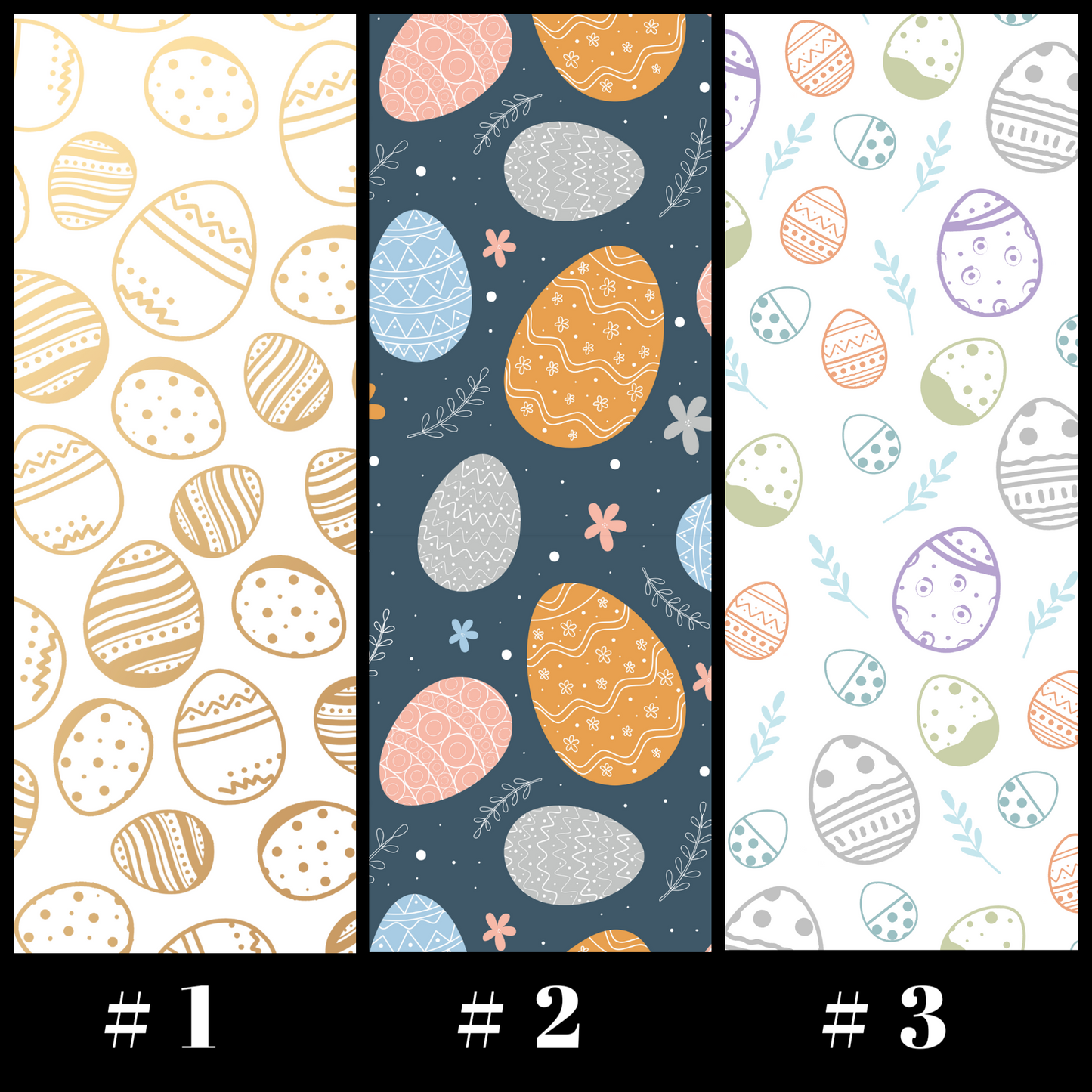 Easter egg edible image cake wrap
