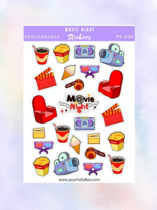 Movie night themed party decorations