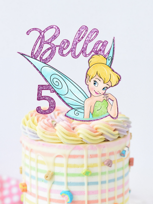 Tinker bell cake topper