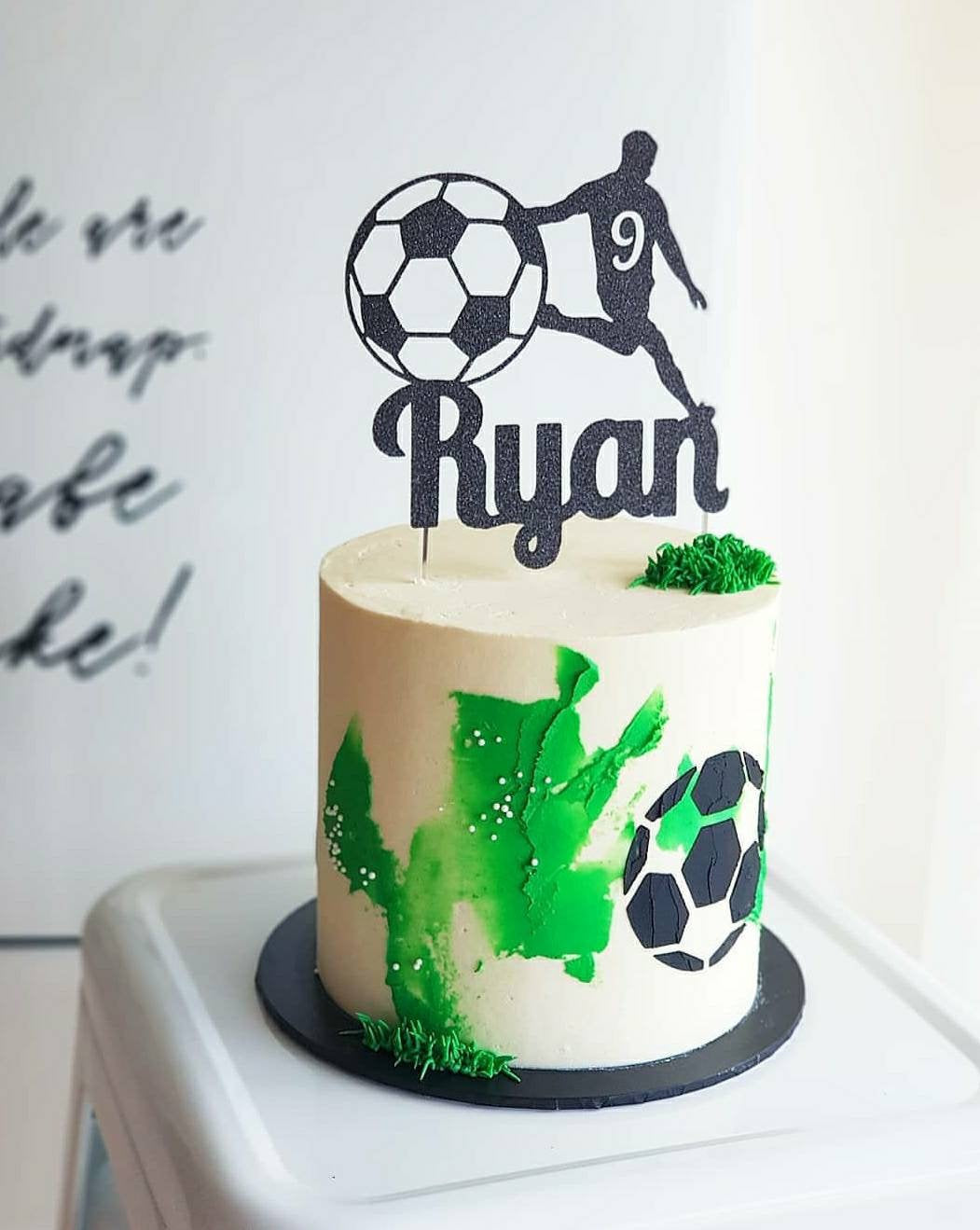 football cake topper