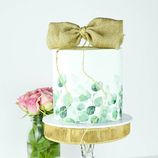 Eucalyptus edible image, Eucalyptus leaf cake wrap, Gum Leaf edible image, Gum Leaf