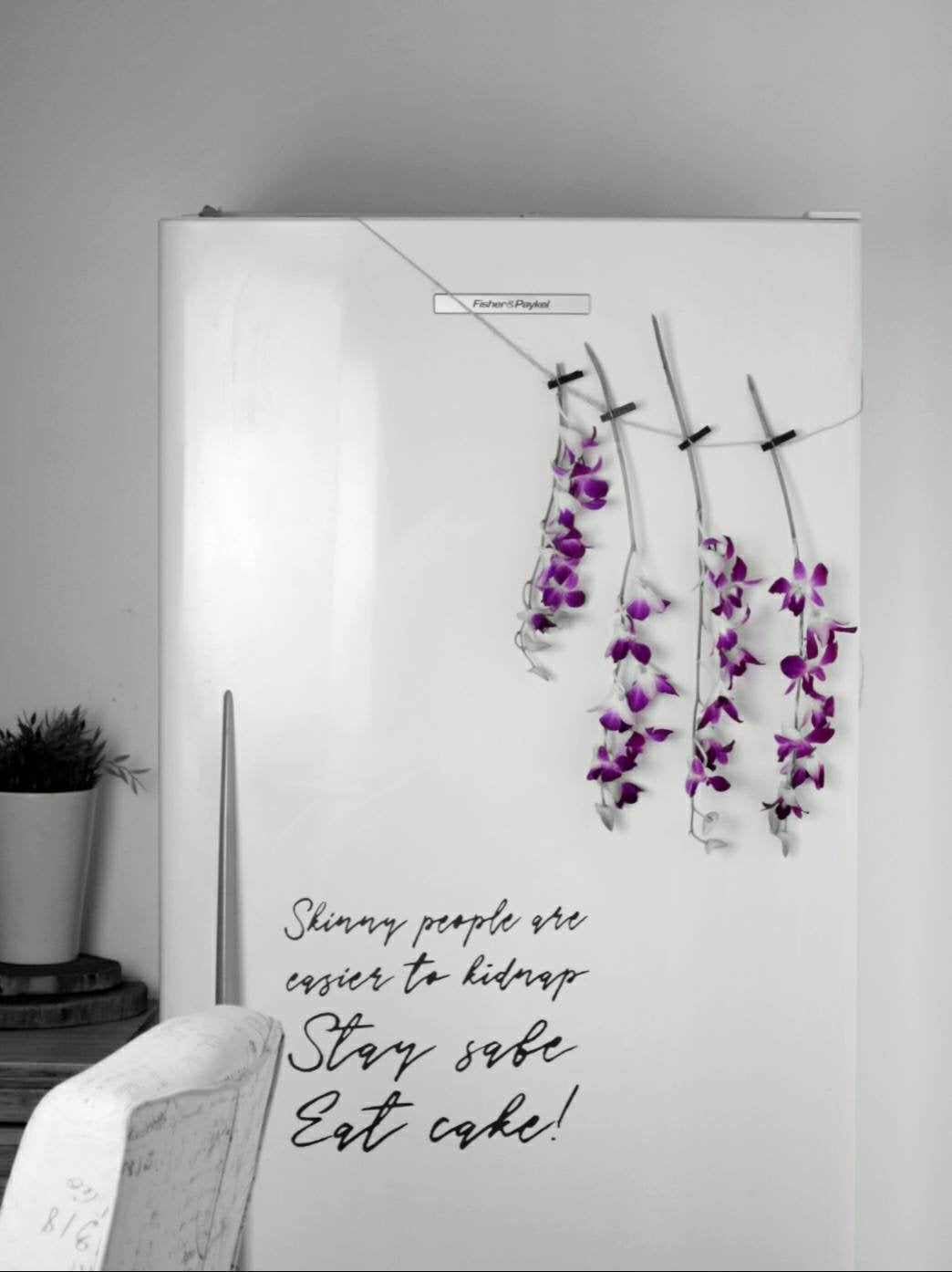 Eat cake wall decal/ fridge magnets/ fridge decals/ wall art/ cake maker decal/ baker wall decal/ cool wall decals/ stay safe eat cake