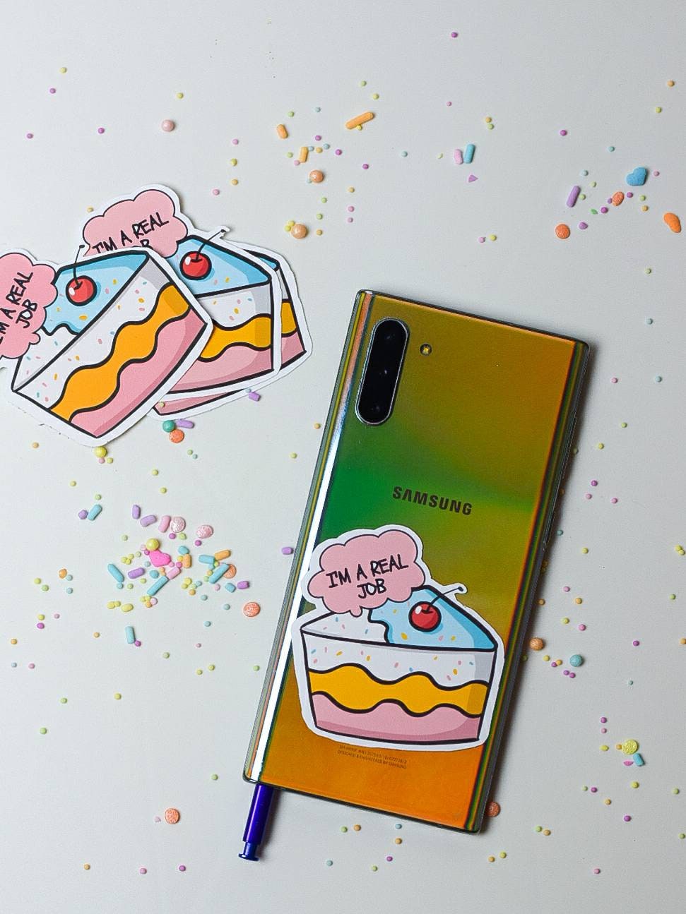 Baker Vinyl Sticker - Cake Decorater Fun Sticker Ideas - Waterproof Sticker for Mobile Phone/ Laptop/ Car/ Notebook