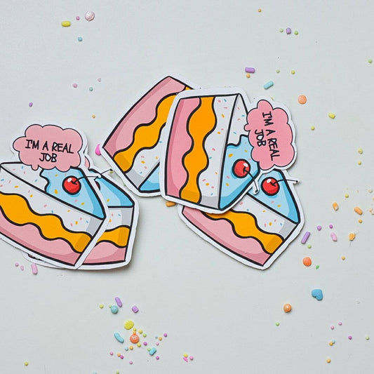 Baker Vinyl Sticker - Cake Decorater Fun Sticker Ideas - Waterproof Sticker for Mobile Phone/ Laptop/ Car/ Notebook