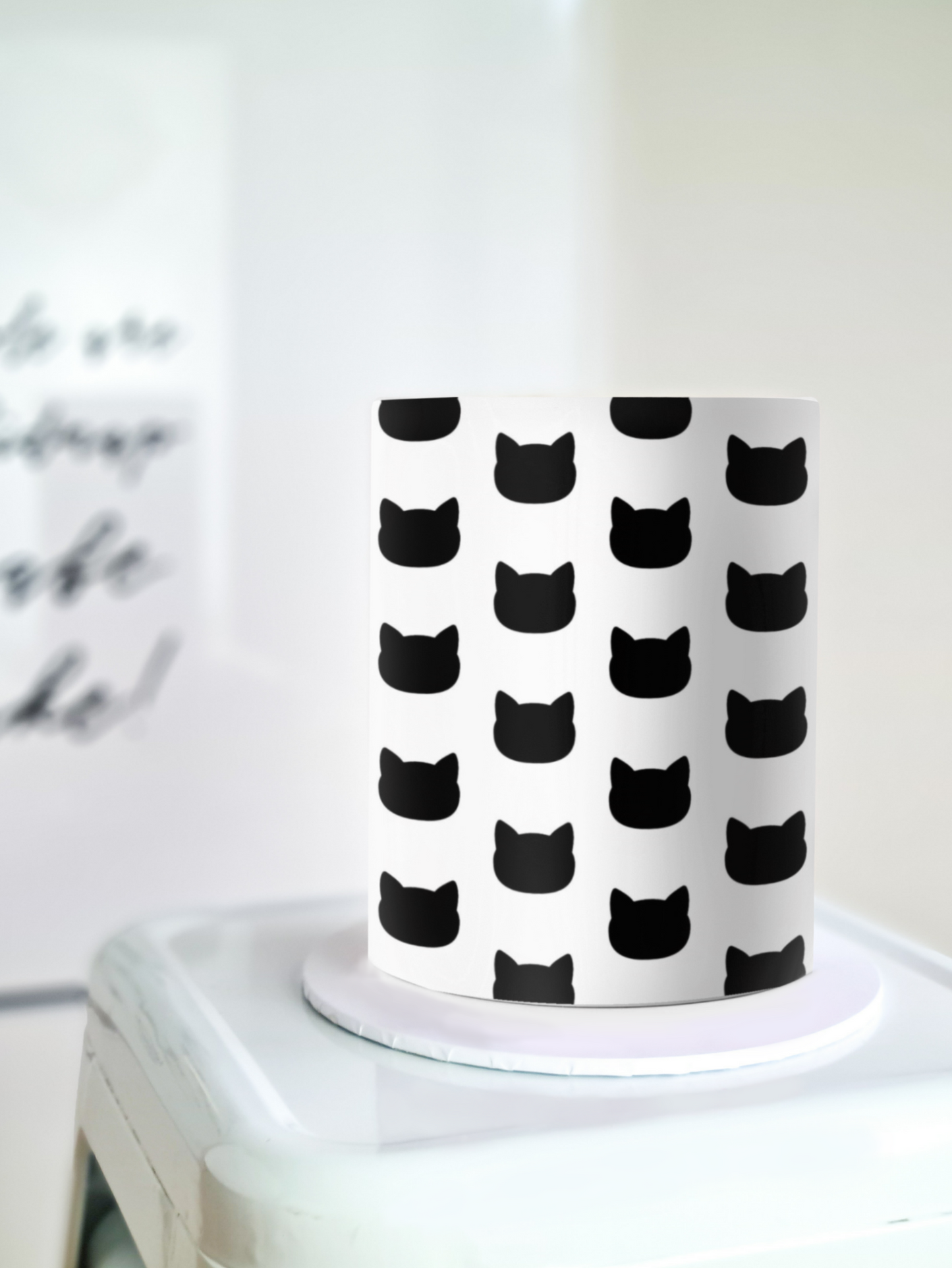 Gabby's Dollhouse Cake Wrap - Cat Pattern A4 Edible Image - Licensed Icing Sheet