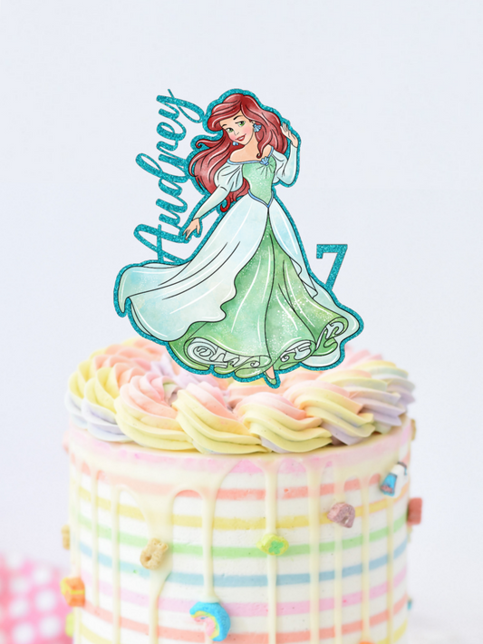 Ariel custom cake topper