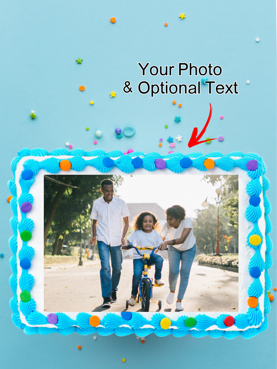 Custom Edible Image Printing | Rectangle A4 Cake Topper | Premium Icing ...