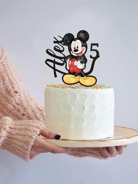 Mickey mouse custom cake topper