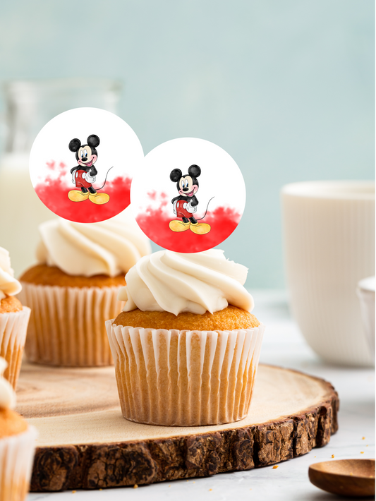 mickey mouse cupcake topper picks