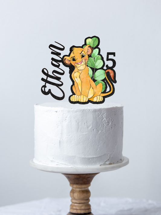 Simba Lion king cake topper