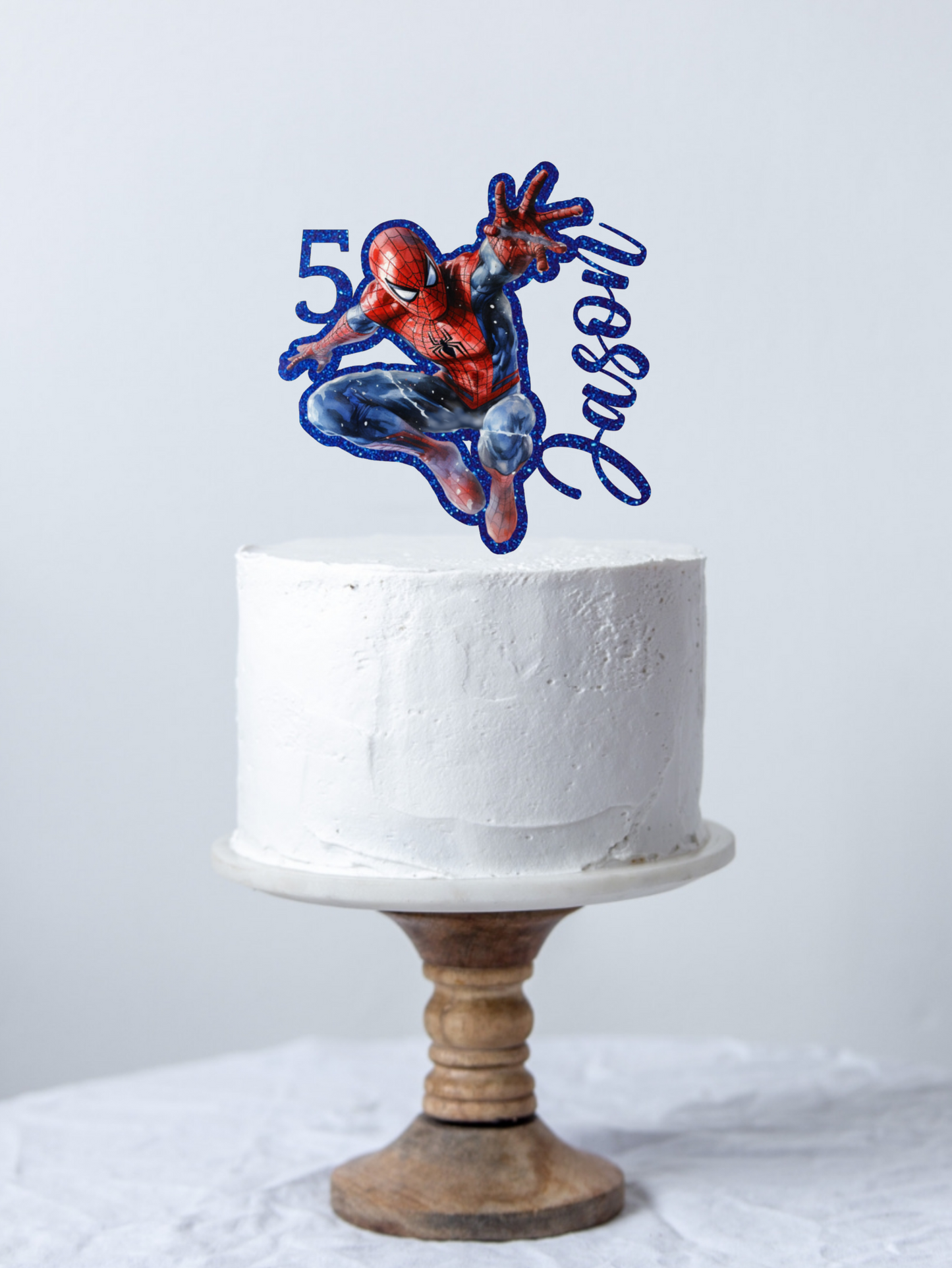 spiderman custom cake topper