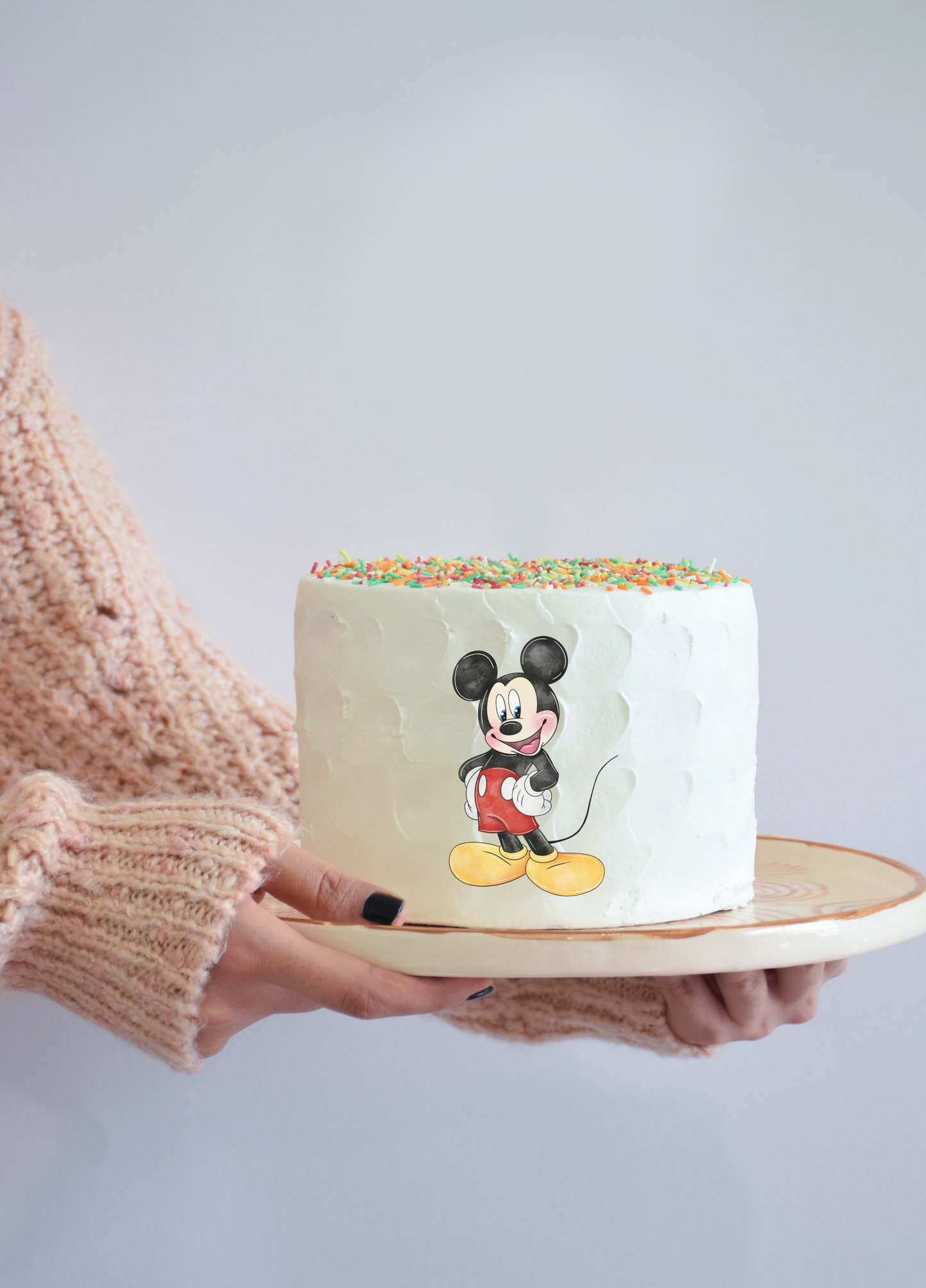 Mickey mouse pre cut edible image