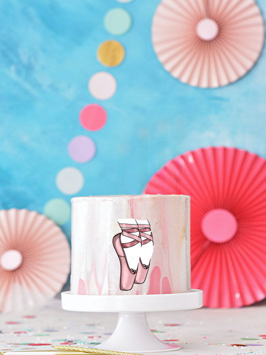 Ballerina Pre-cut Edible Image - Ballet Icing Topper