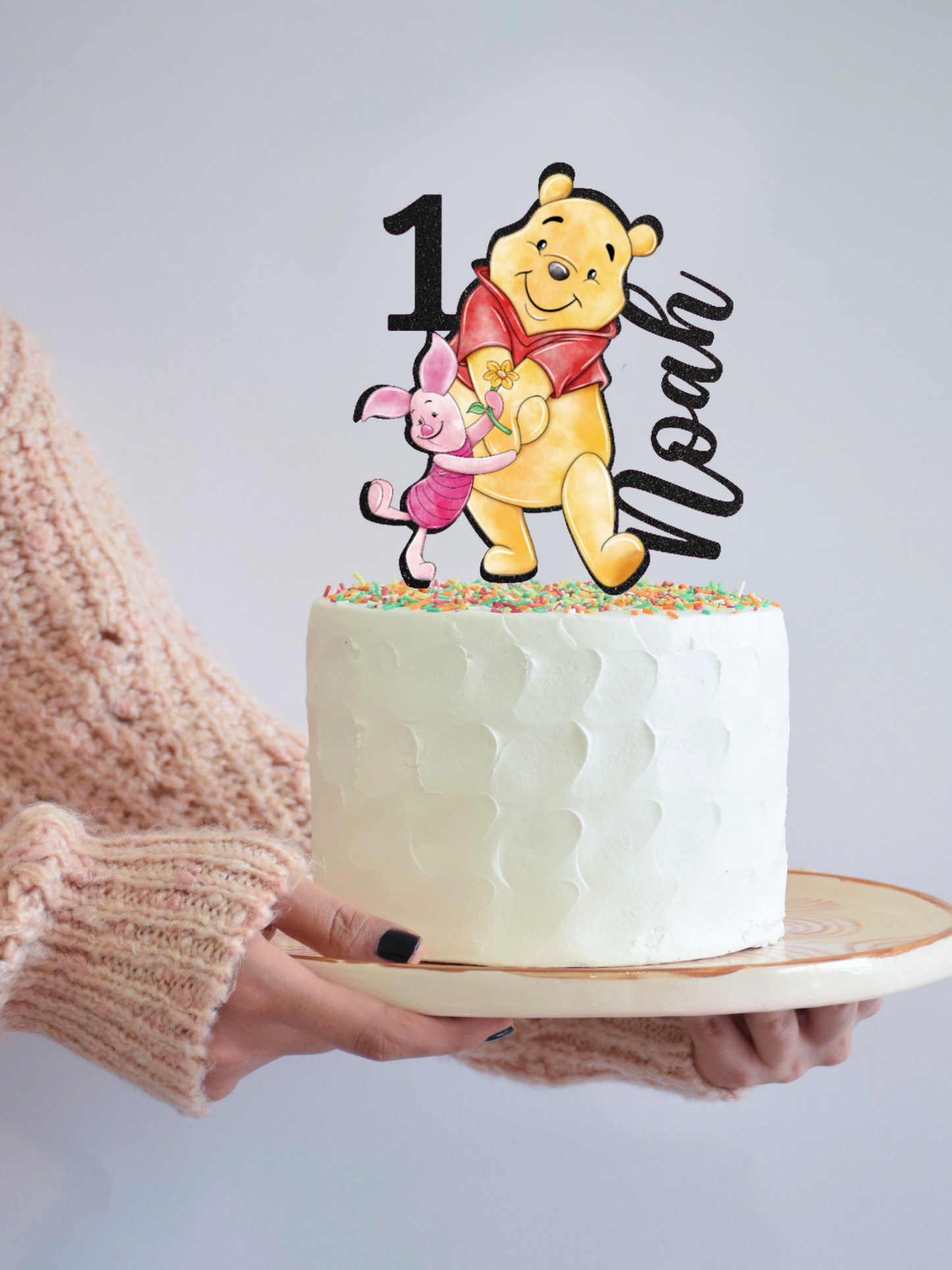 Edible cake decoration Disney Winnie the Pooh Bear cake topper NEW  baking