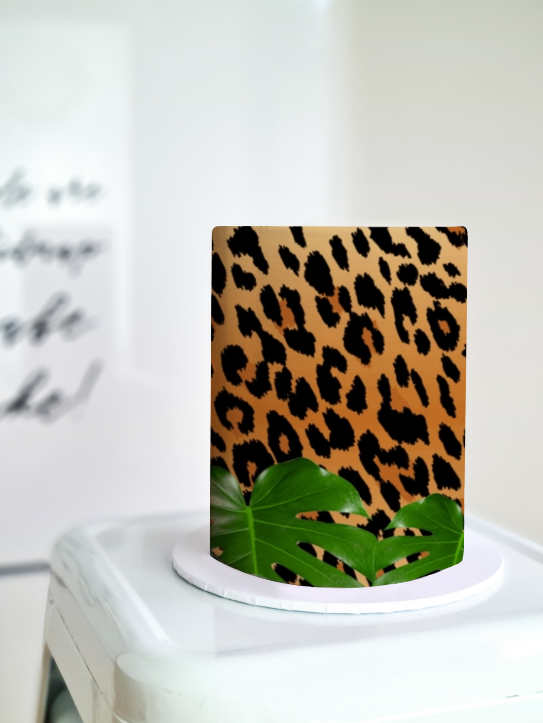 Leopard Print Edible Cake Wrap - Sugar Fables - Review | Help Me Bake