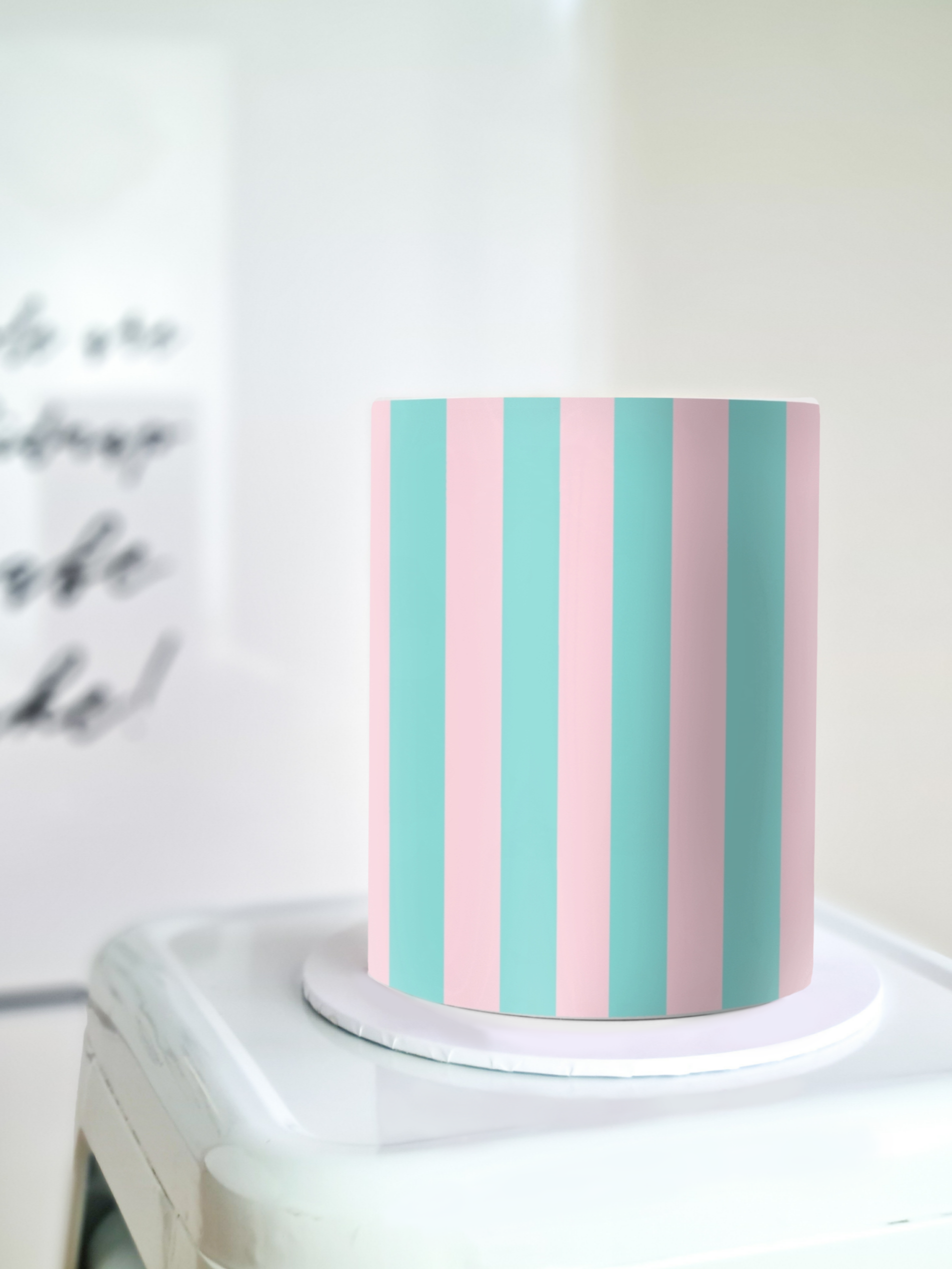 Ken striped cake wrap