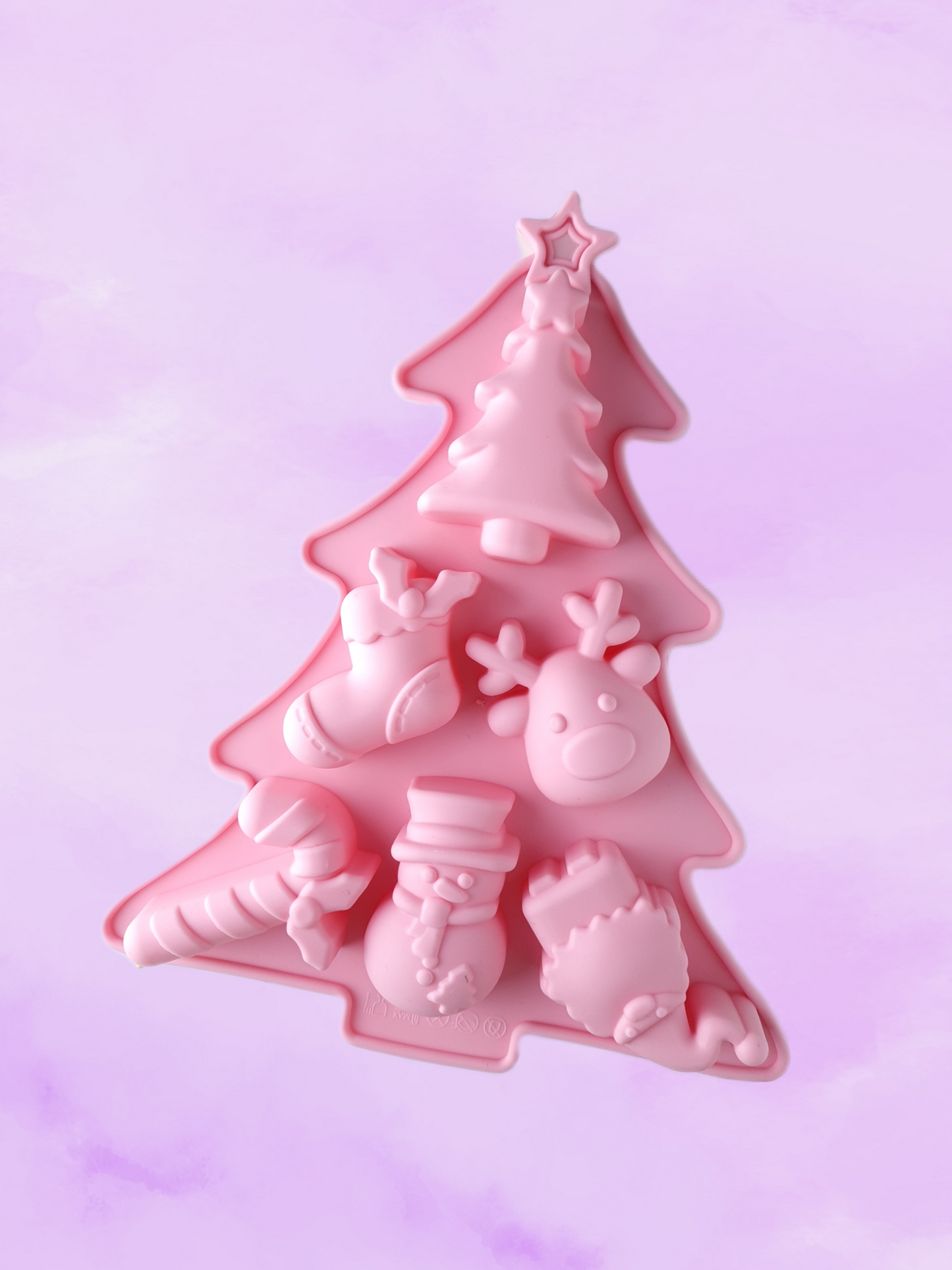 Christmas silicone chocolate mold