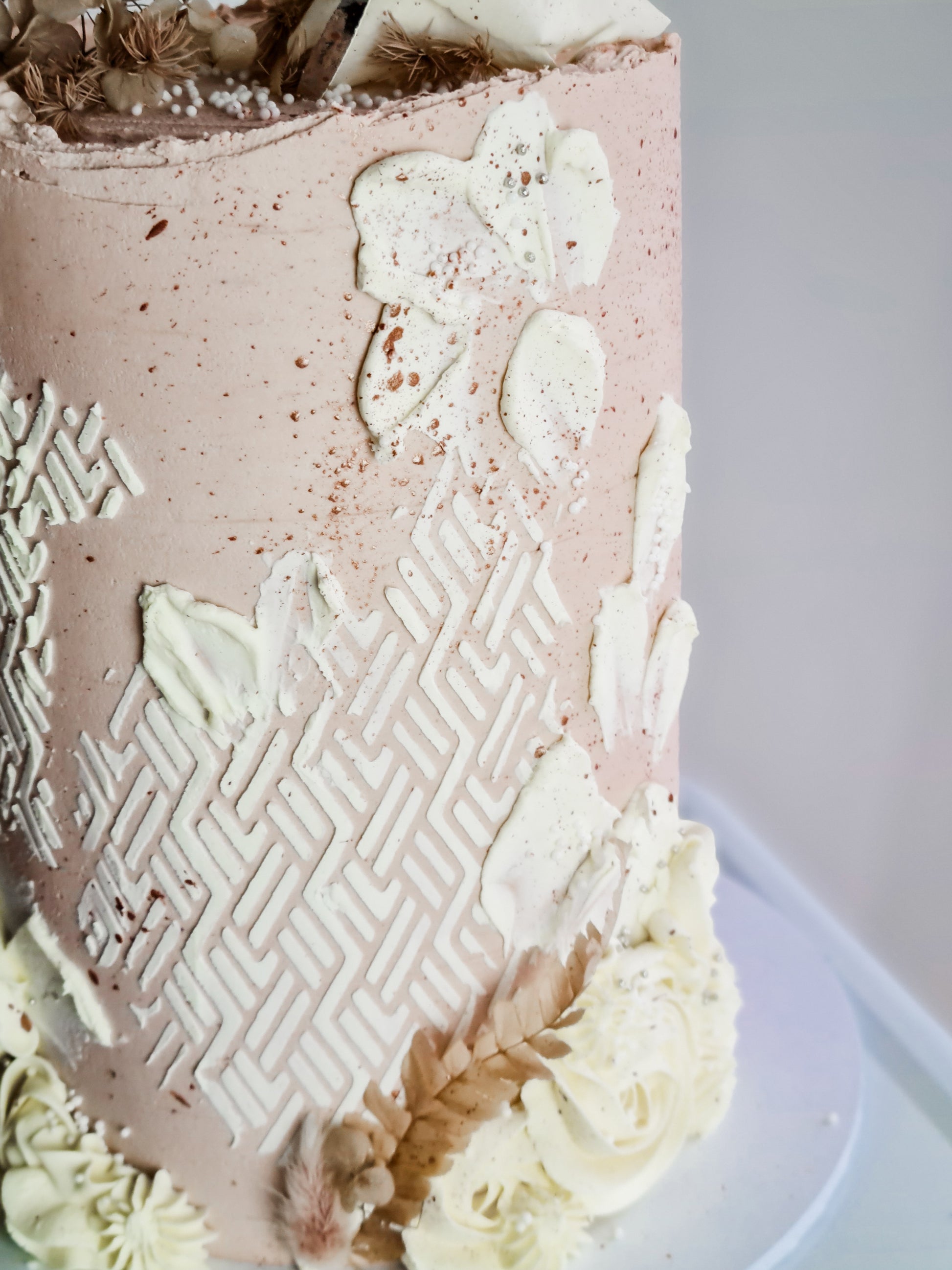 Cake stencil pattern