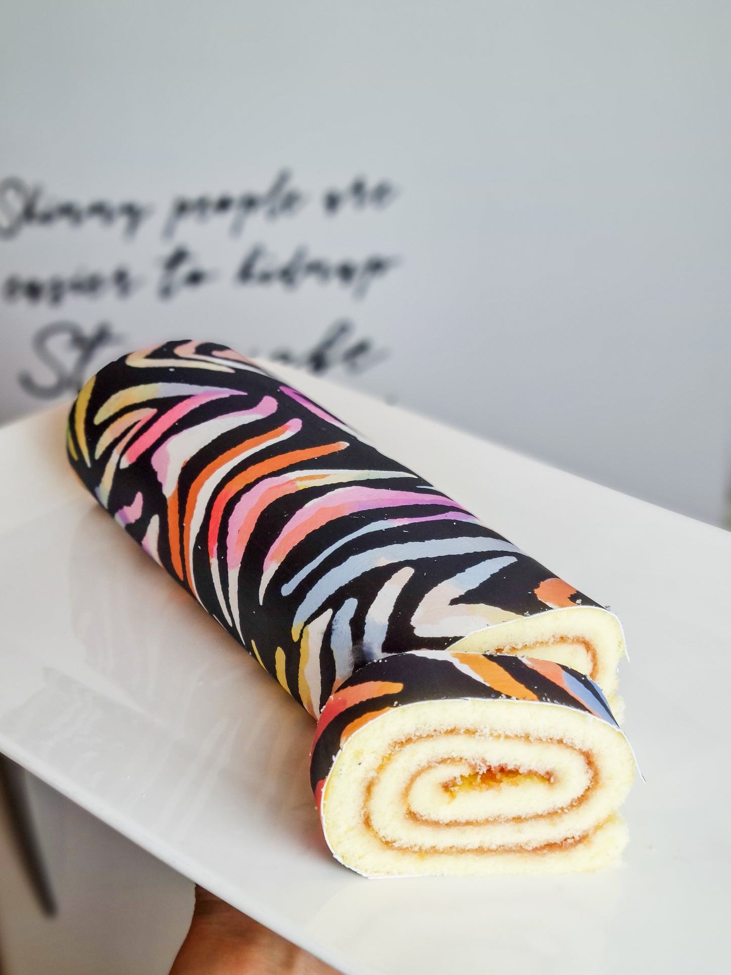 Tiger Cake Wrap - A4 Jungle Edible Image Frosting Sheet - Animal Print Cake Strip