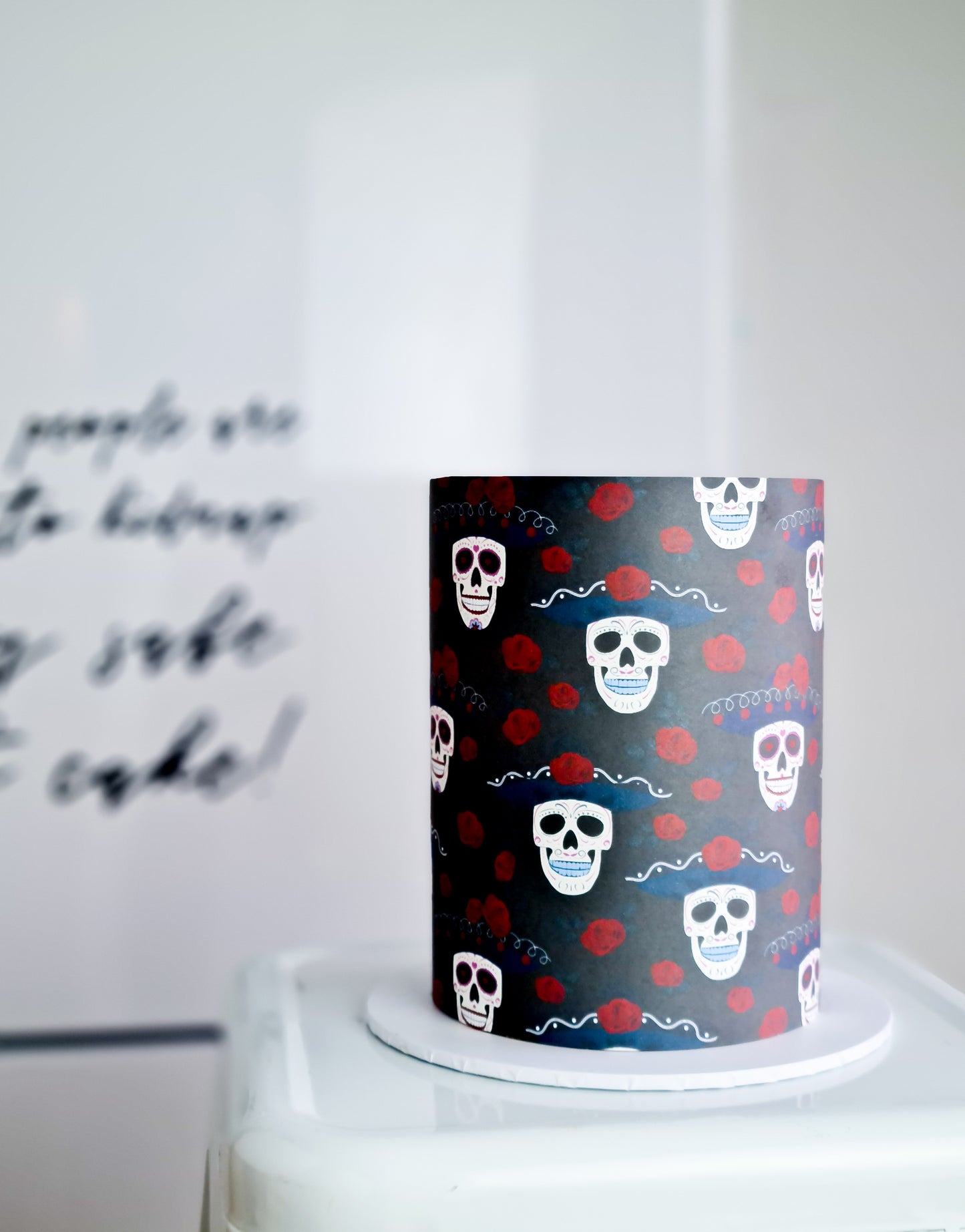 Halloween Skulls Edible Image - Premium A4 Cake Wrap