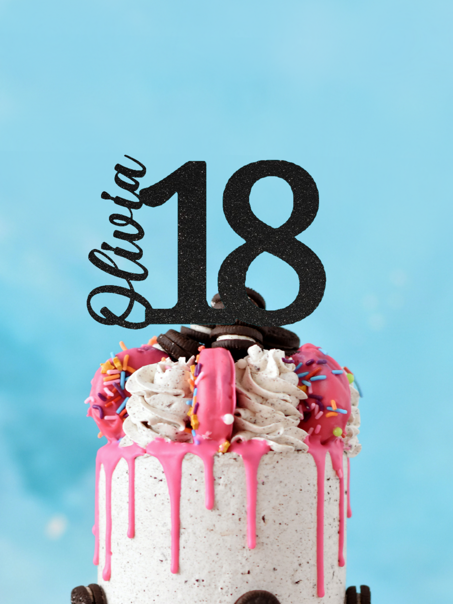 18th birthday cake topper