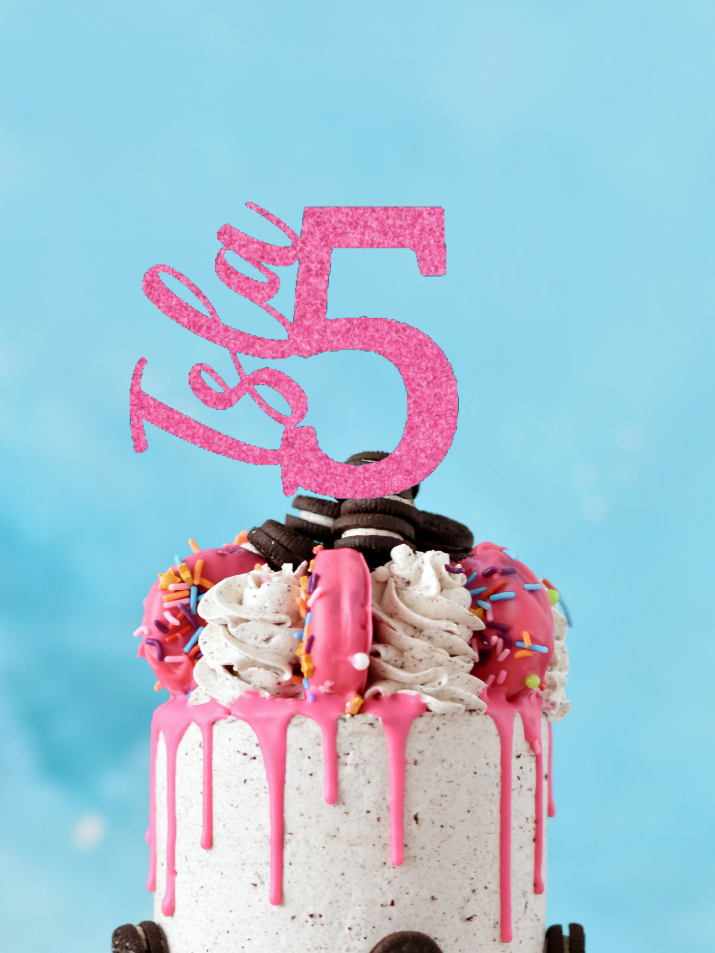 5th birthday cake topper